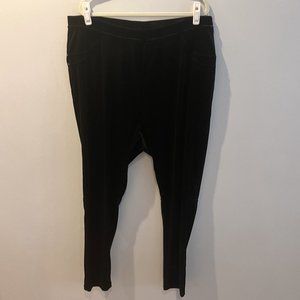 Calvin Klein Velvet Pull On Ponte Pants / Leggings - Size 3X